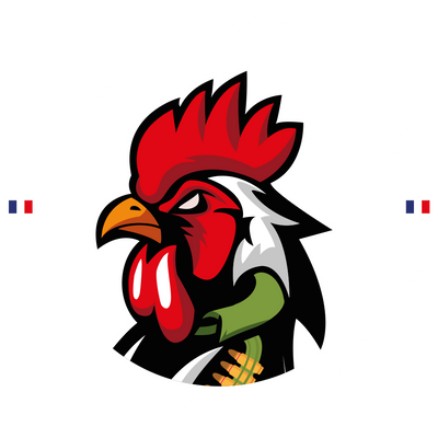 Ecusson transparent Le Coq Tactique